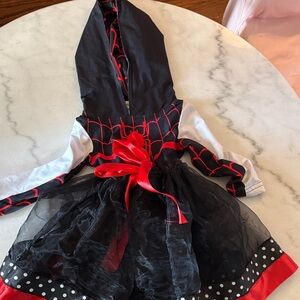 Kids Spider Web Costume with Hood